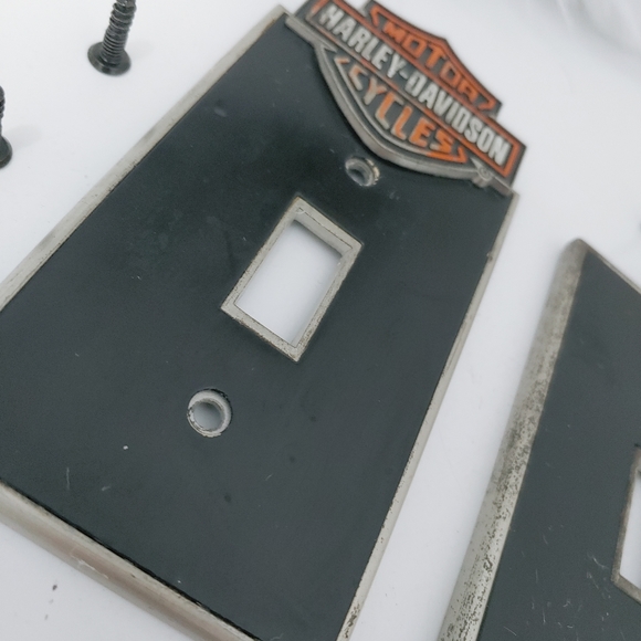 Harley-Davidson light switch plates covers set of 2 Double & Single - Picture 11 of 11